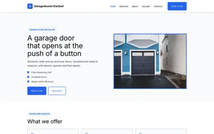 Teema Garagedeuren Kanteel