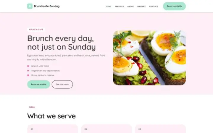 Teema Brunchcafé Zondag