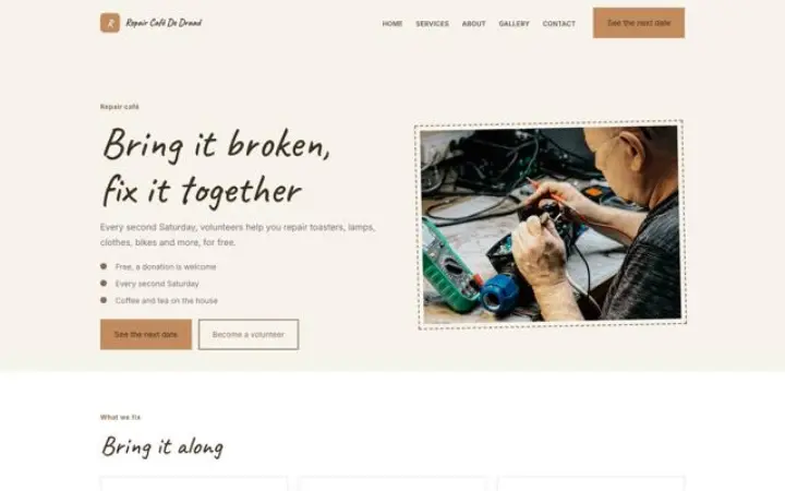 Teema Repair Café De Draad