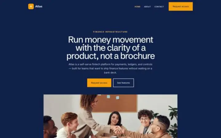 Verkkosivut alalle: fintech