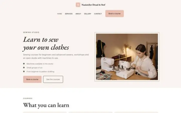 Verkkosivut alalle: ompelustudio