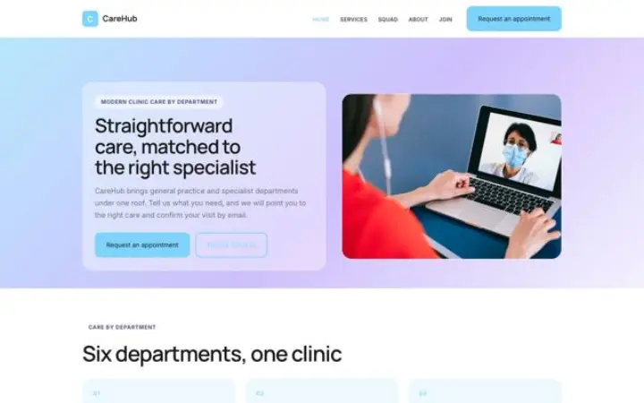 Verkkosivut alalle: klinikka
