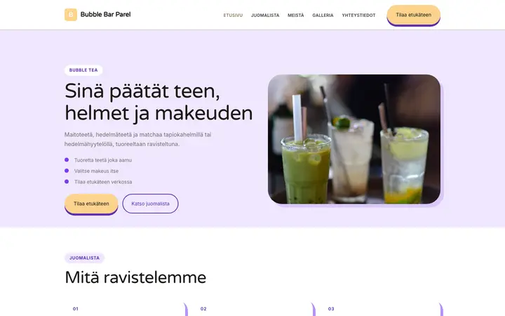 Teema Bubble Bar Parel
