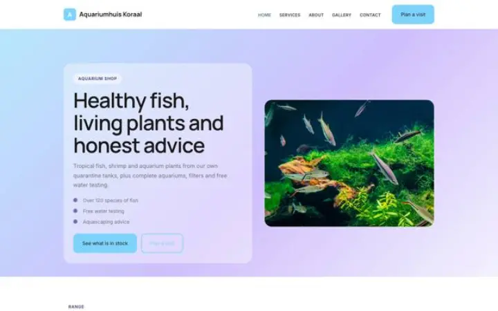 Teema Aquariumhuis Koraal